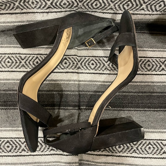 Vince Camuto Shoes - Vince Camuto Black Women's Block Heel Sandals